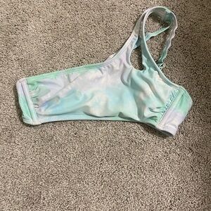 Mint Green One-Shoulder Bikini Top